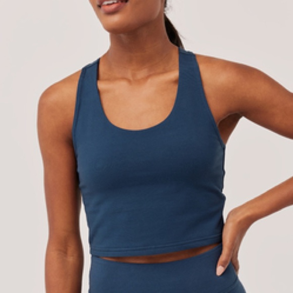PACT French Navy Pureactive Bra Top XS